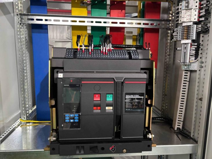 ACB installed in low voltage switchgear cabinet