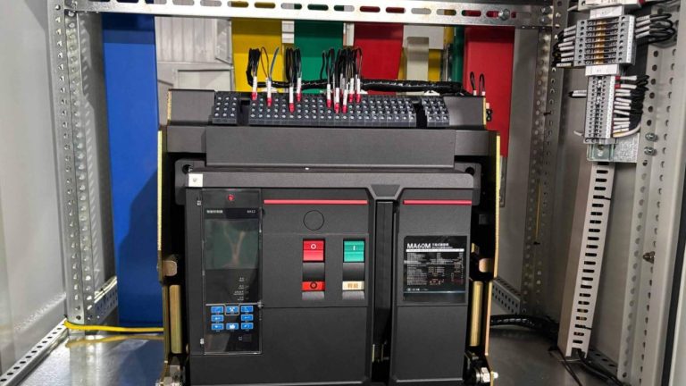 ACB installed in low voltage switchgear cabinet