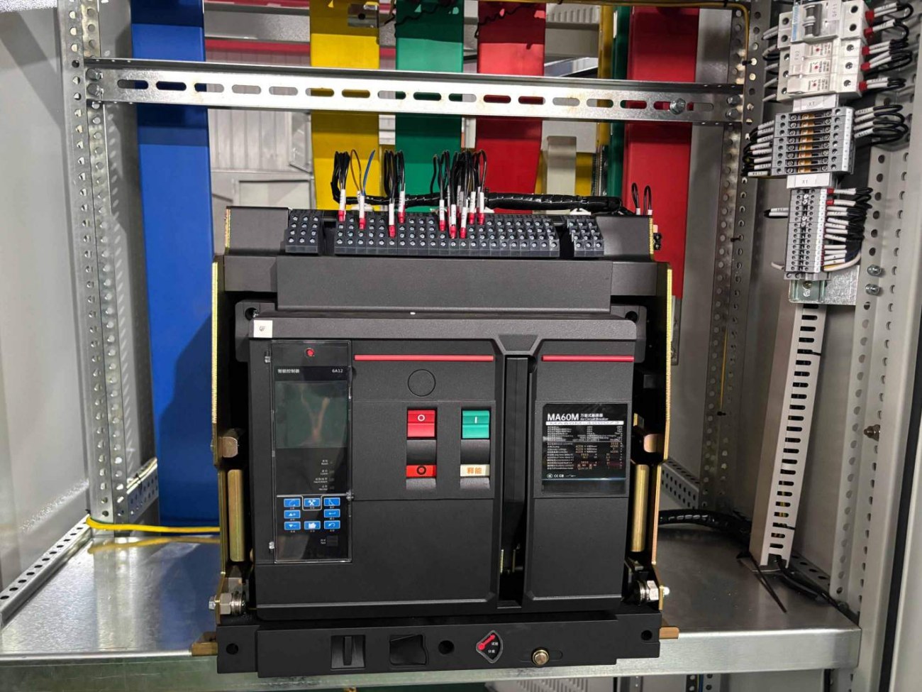 ACB installed in low voltage switchgear cabinet