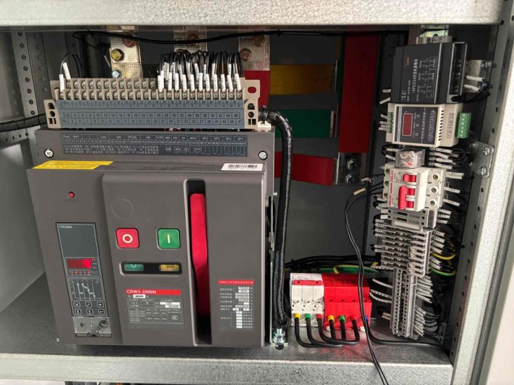 ACB wiring and installation in low voltage cabinet