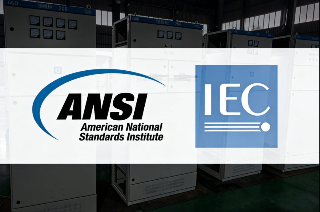 ANSI and IEC standard electrical switchgear