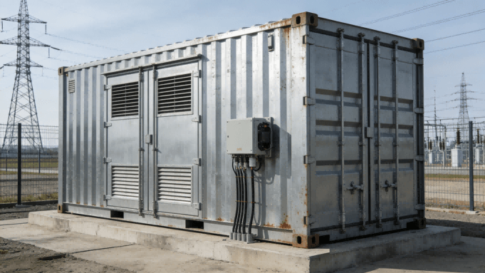 Containerized substation application in power grid
