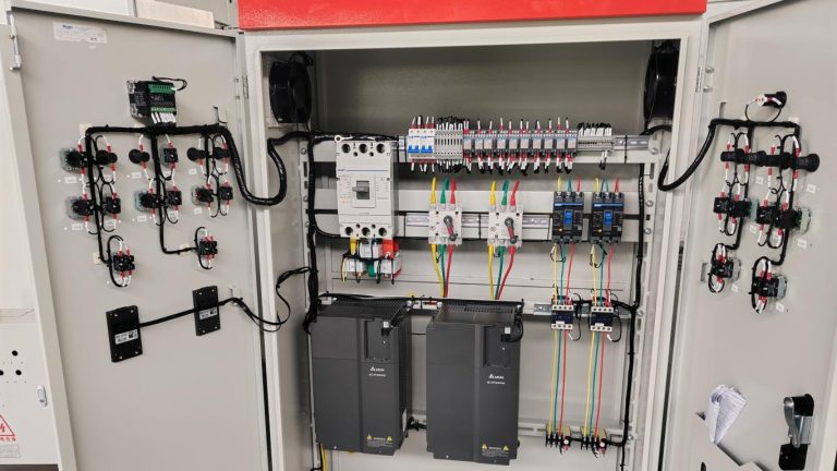 Dual Motor VFD Control Panel Structure