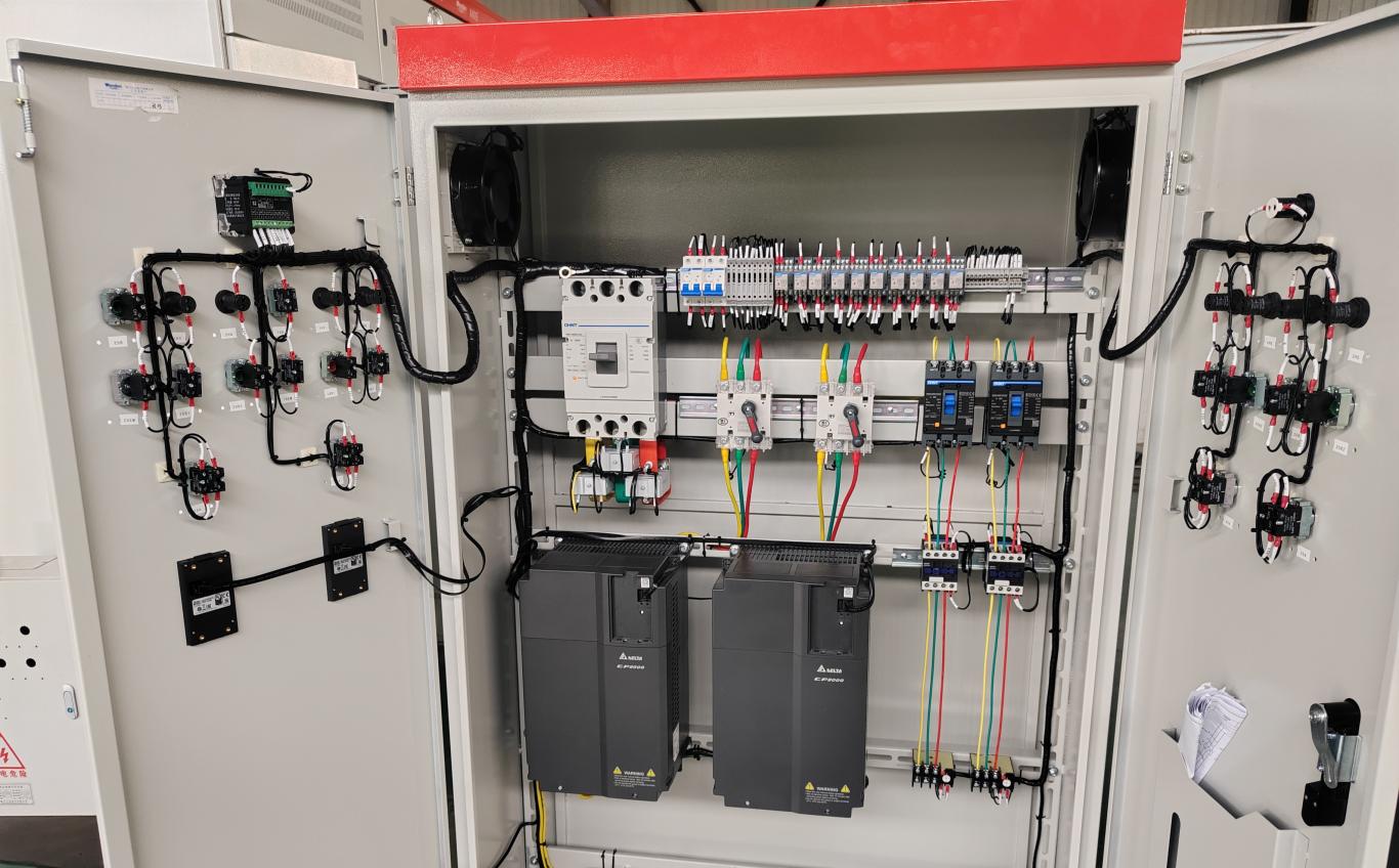 Dual Motor VFD Control Panel Structure