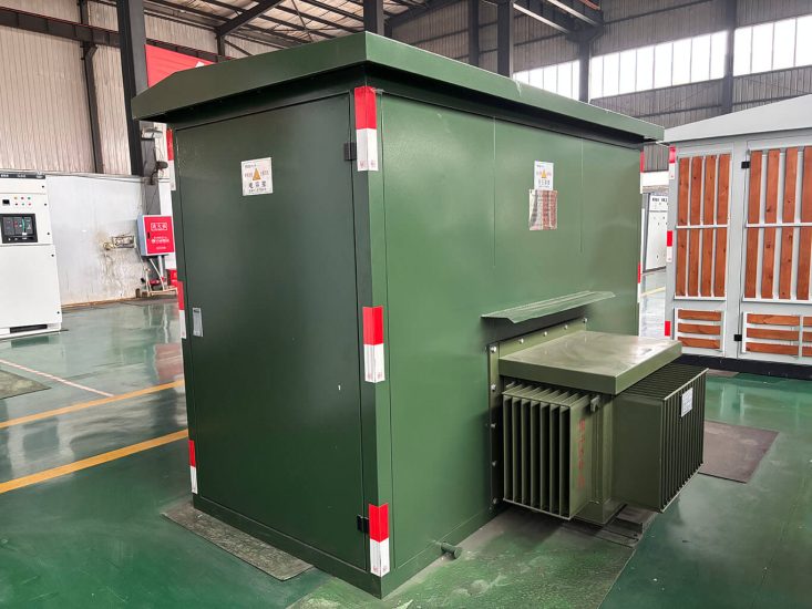 Outdoor prefabricated substation