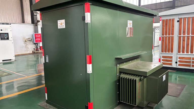 Outdoor prefabricated substation