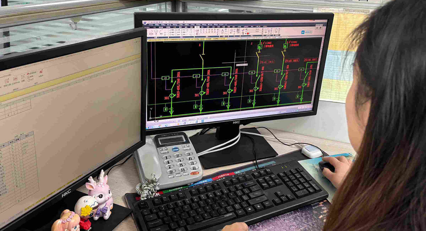 Wondon Electrical engineer drawing blueprint