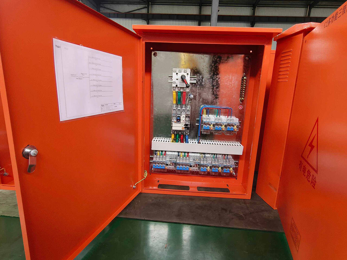 Wondon Orange three-level distribution box finished product