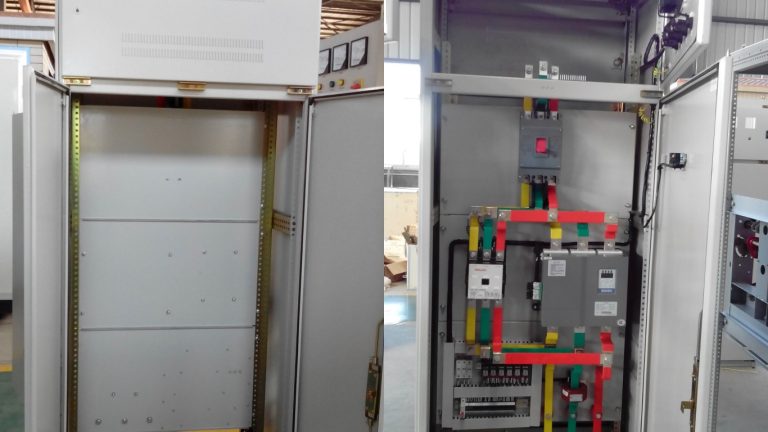 low voltage power distribution switchgear in factory