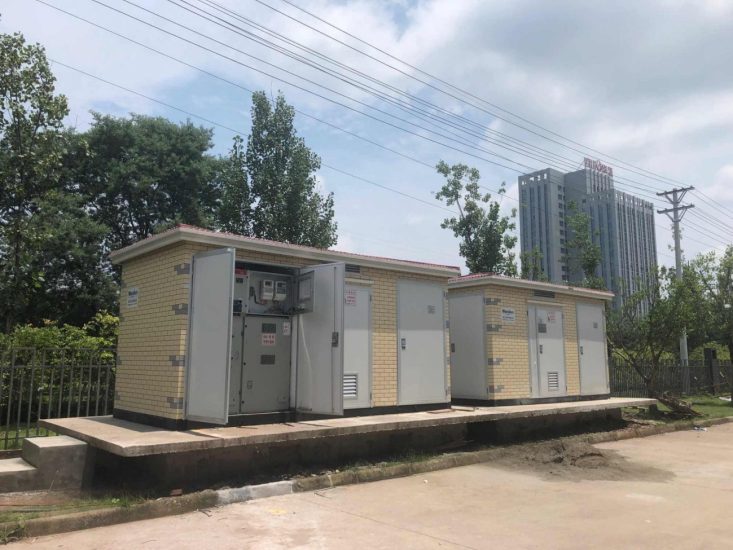 outdoor prefabricated substation for utility and infrastructure