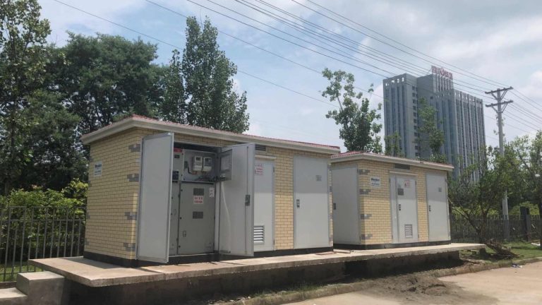 outdoor prefabricated substation for utility and infrastructure