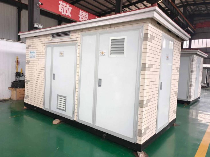 prefabricated compact substation for outdoor use
