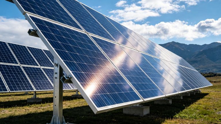 solar farm electrical infrastructure