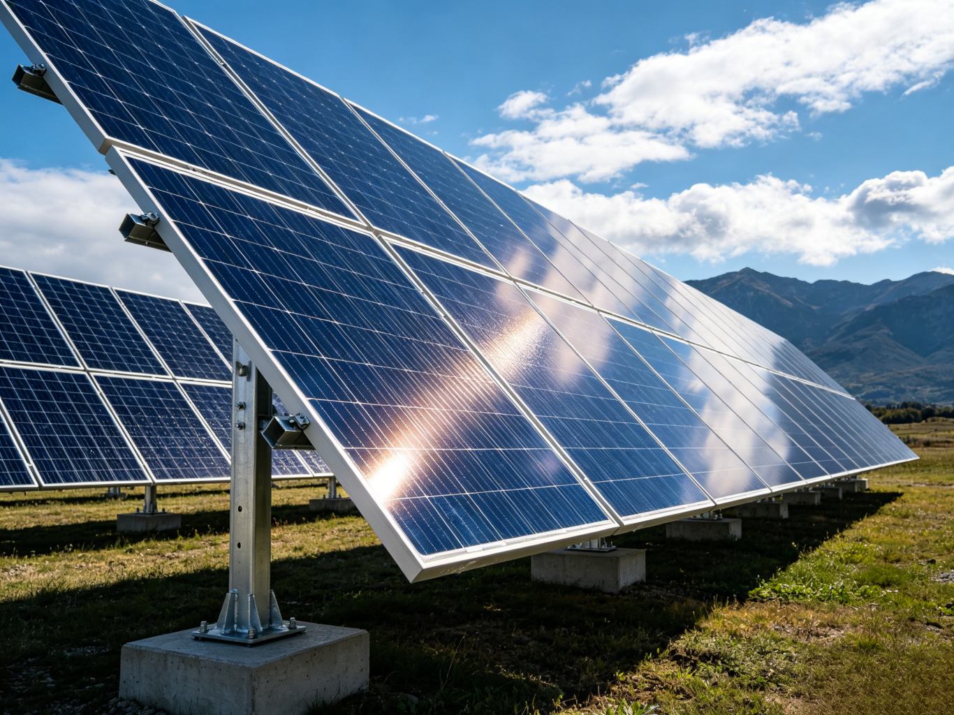 solar farm electrical infrastructure