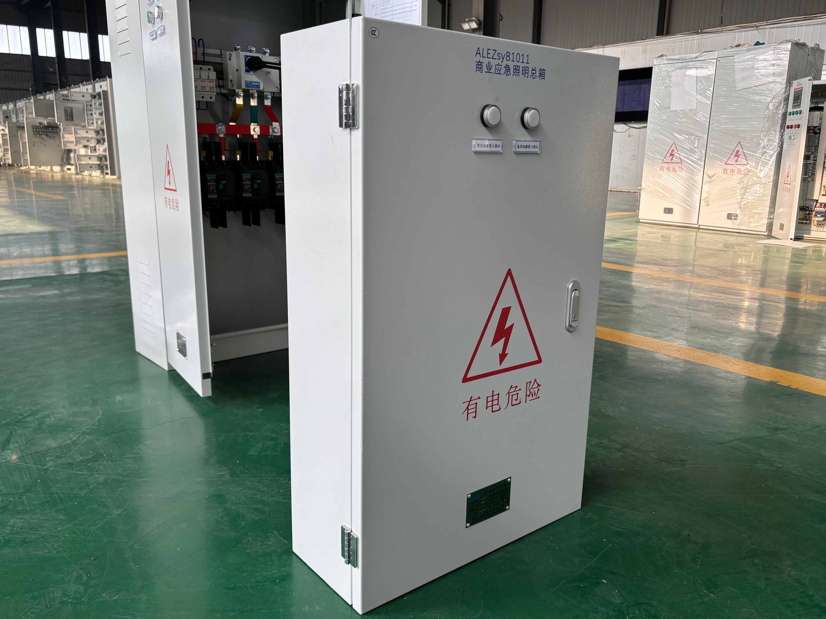 ATS control panels in workshop