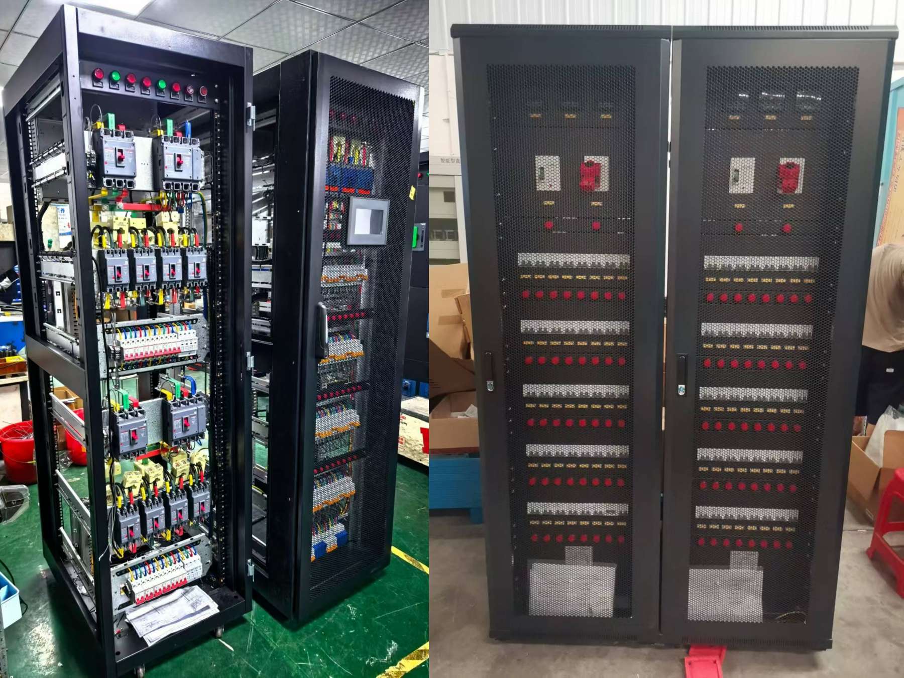 Black Column Head Cabinet