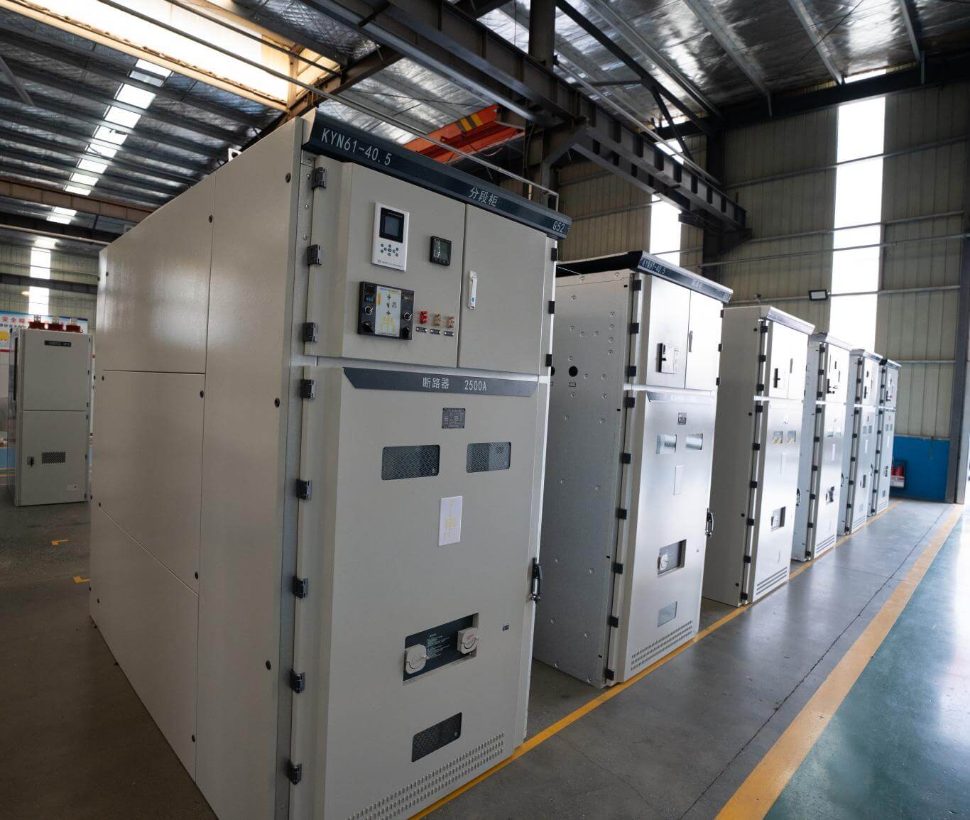 KYN61 medium voltage switchgear in factory