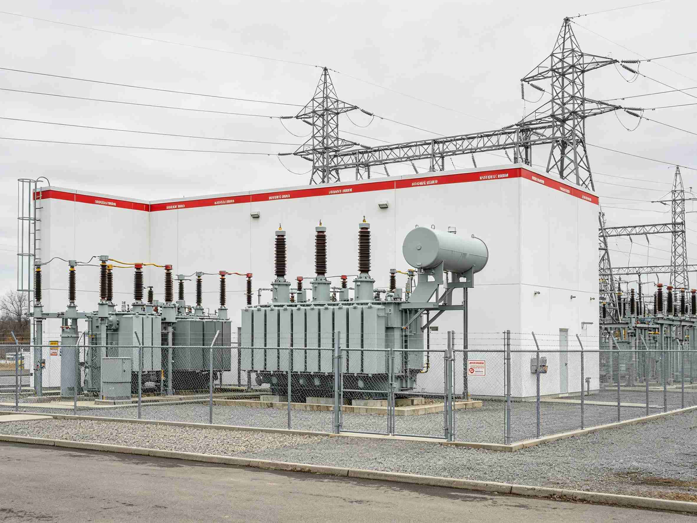 Utility Substations with Transformers