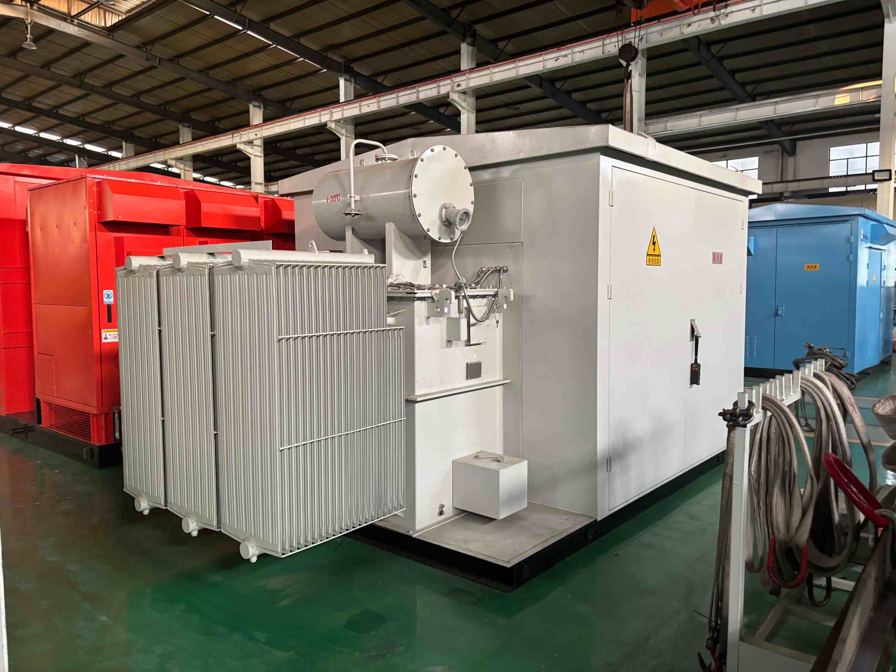 chinese prefabricated substations in factory