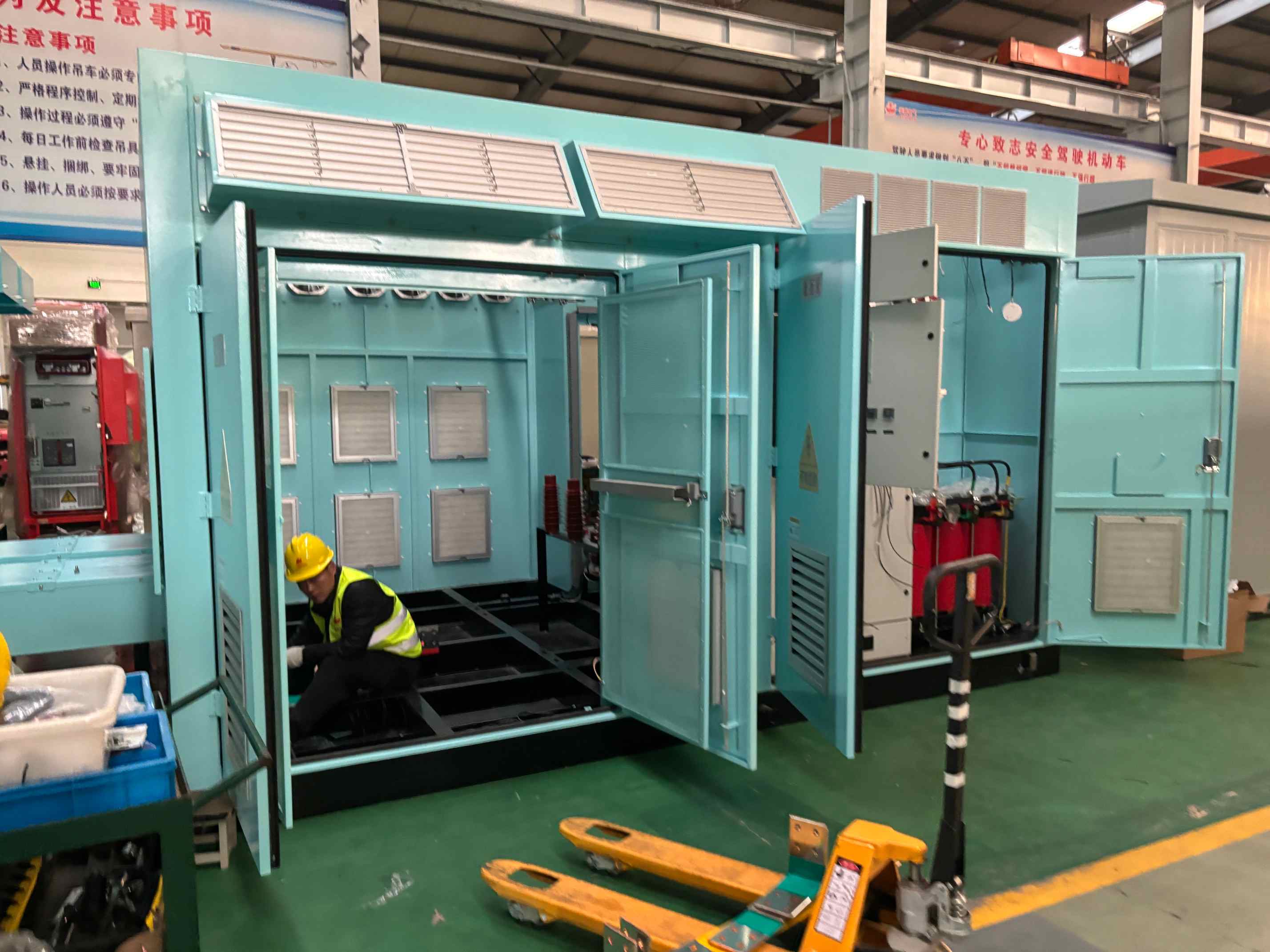 containerized substations manufacturing factory