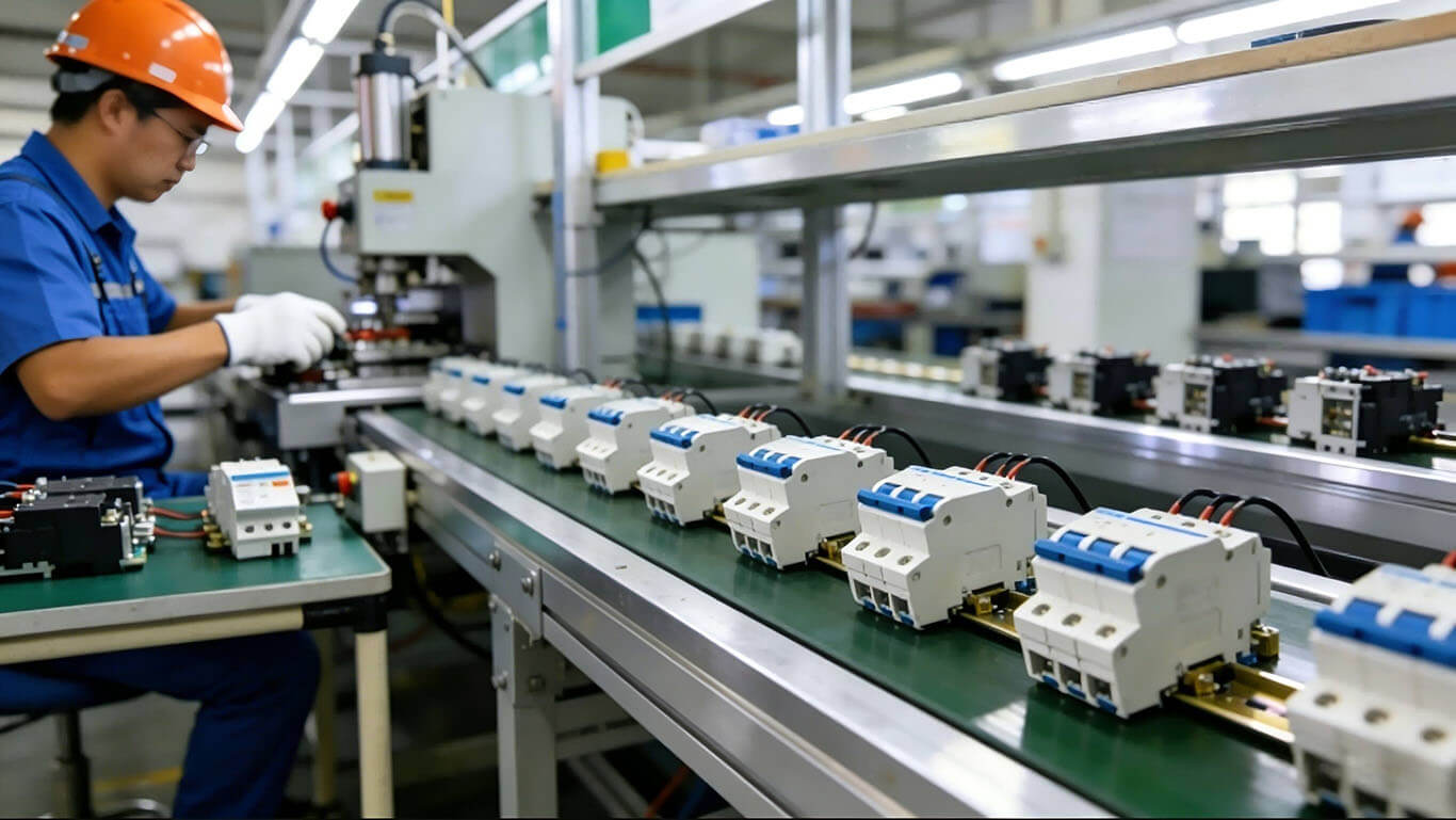 miniature circuit breaker production line